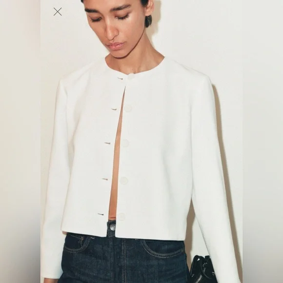Zara Collection Buttoned Jacket | NWT - Picture 2 of 9